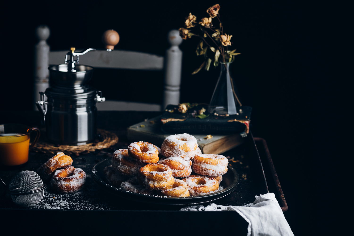 Orange donuts