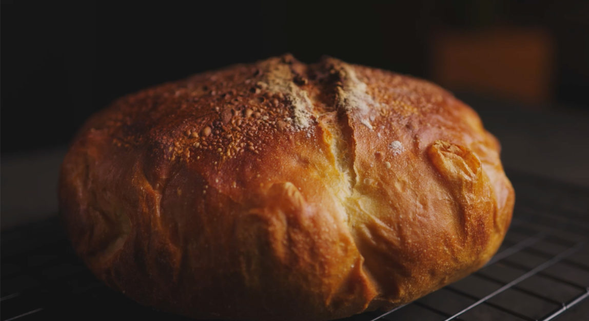 Pão caseiro, receita fácil sem amassar