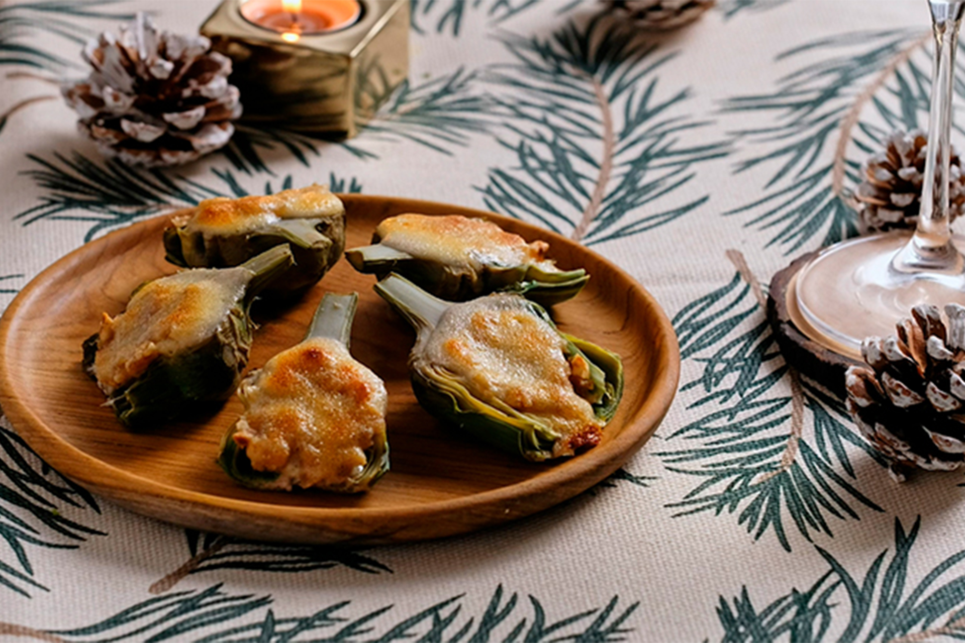 Roasted artichokes with hazelnut and honey aioli Cooking Lovers
