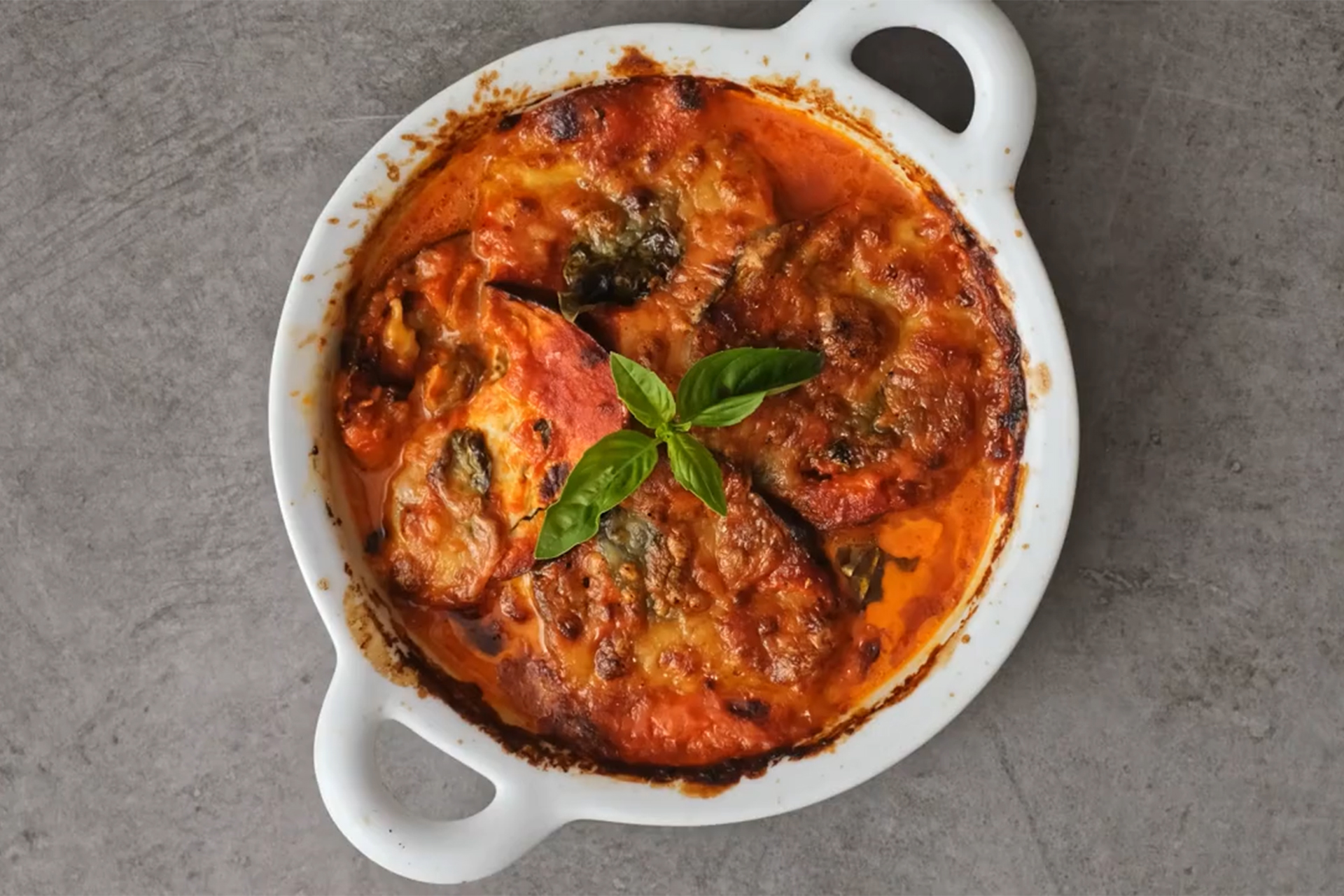 Aubergine lasagna