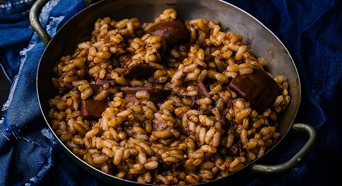 Arroz a banda (seafood paella)