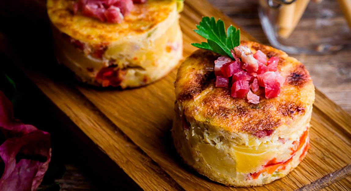 Tortilla de patata paisana