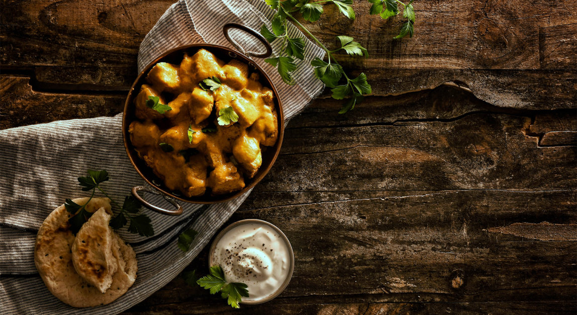 Chicken Tikka Masala with yogurt sauce