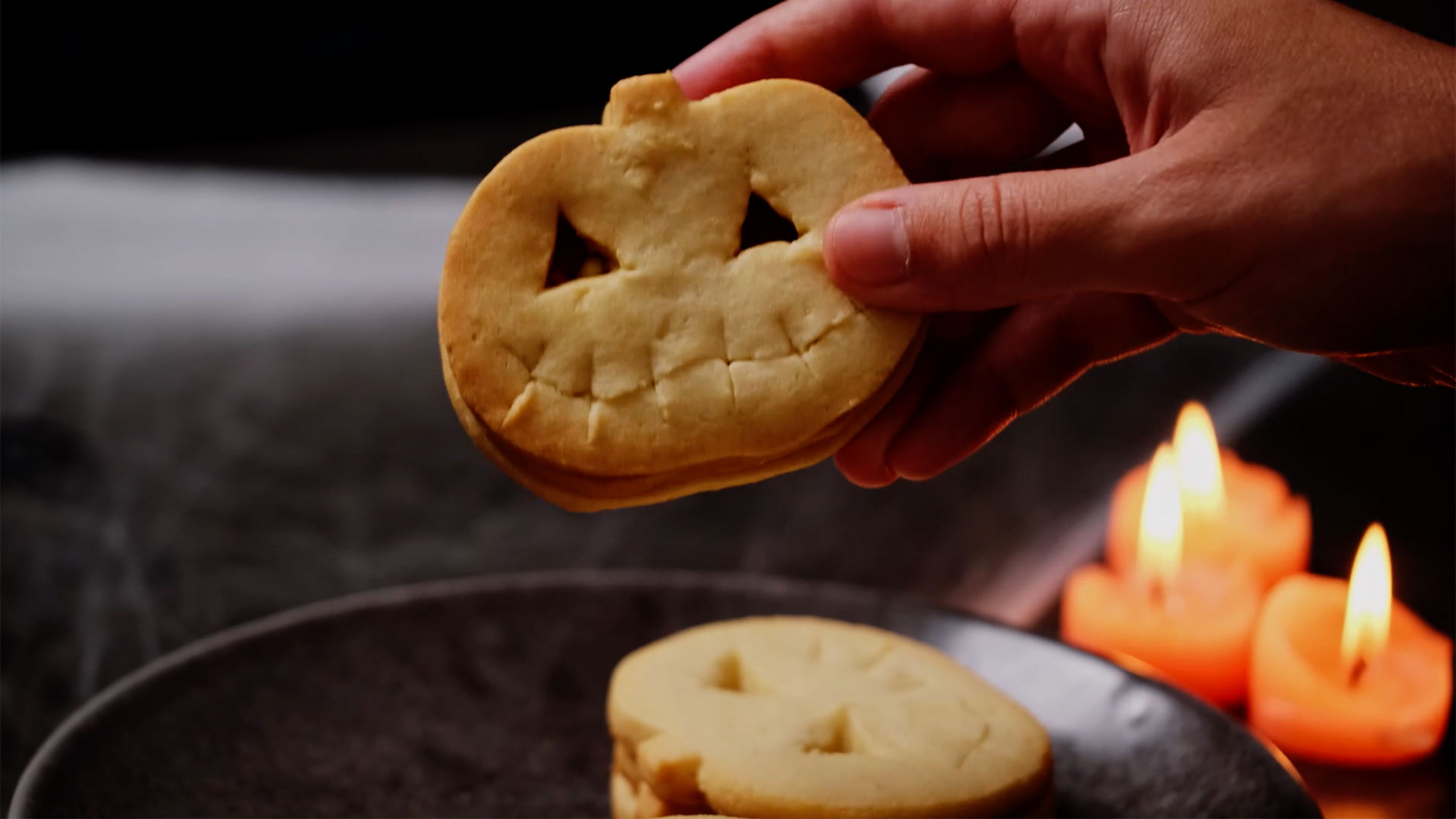 Bolachas surpresa de Halloween