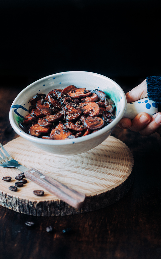 Mushrooms with coffee sauce | Cooking Lovers