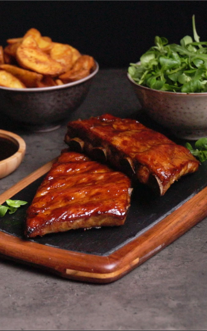 Ribs with coffee barbecue sauce | Cooking Lovers