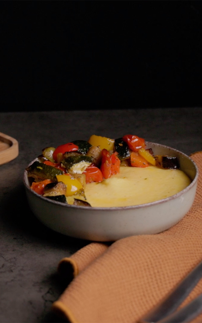 Polenta with vegetables | Cooking Lovers