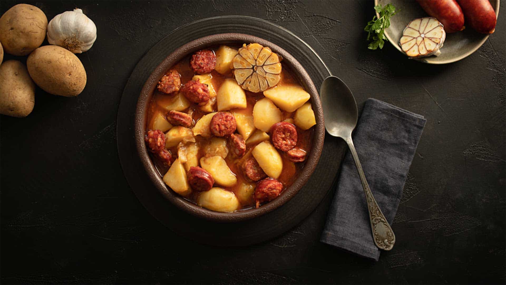 PATATAS A LA RIOJANA (potatoes with chorizo) from La Rioja