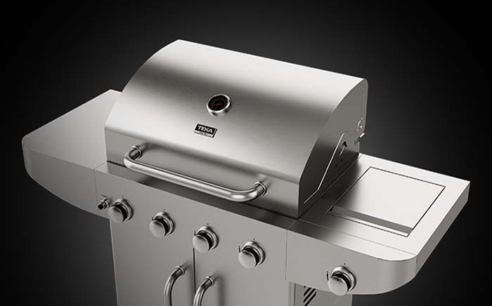 Stainless steel gas barbecue Teka