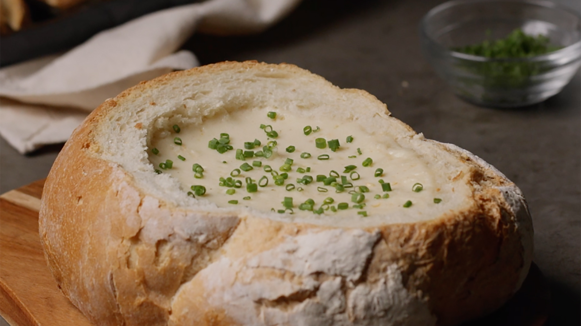 Pan fondue de queso a la barbacoa