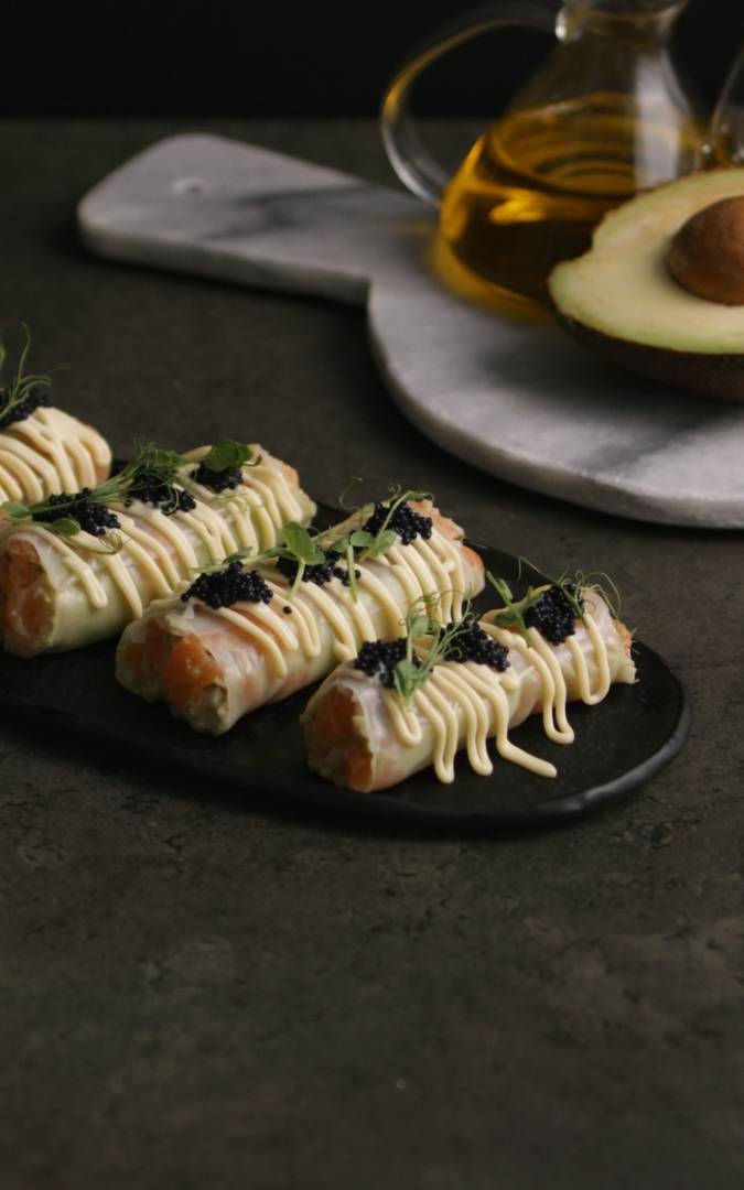 Salmon and avocado cold cannelloni | Cooking Lovers