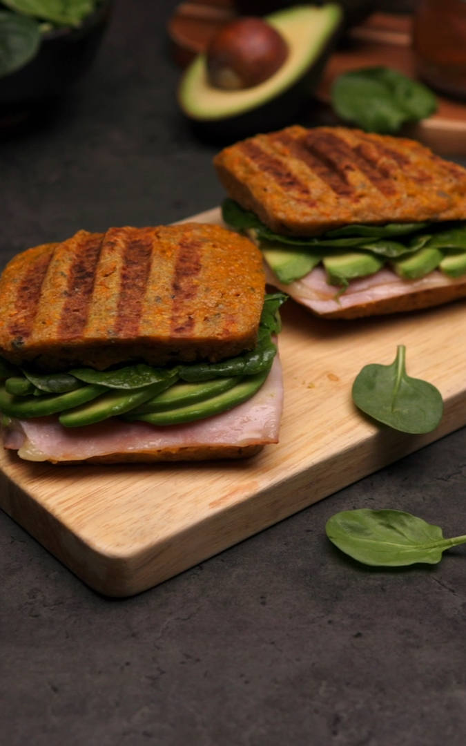 Carrot bread sandwich | Cooking Lovers