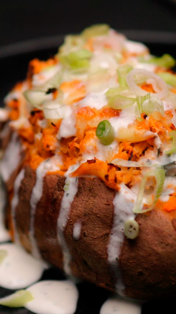 Chicken stuffed sweet potatoes | Cooking Lovers